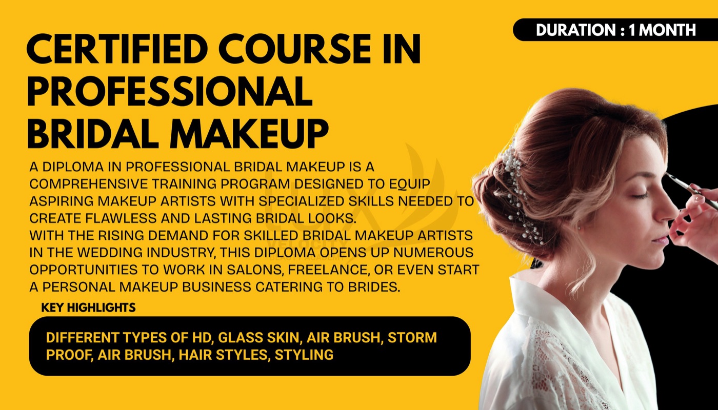 Certified Bridal Makeup Artist — course details