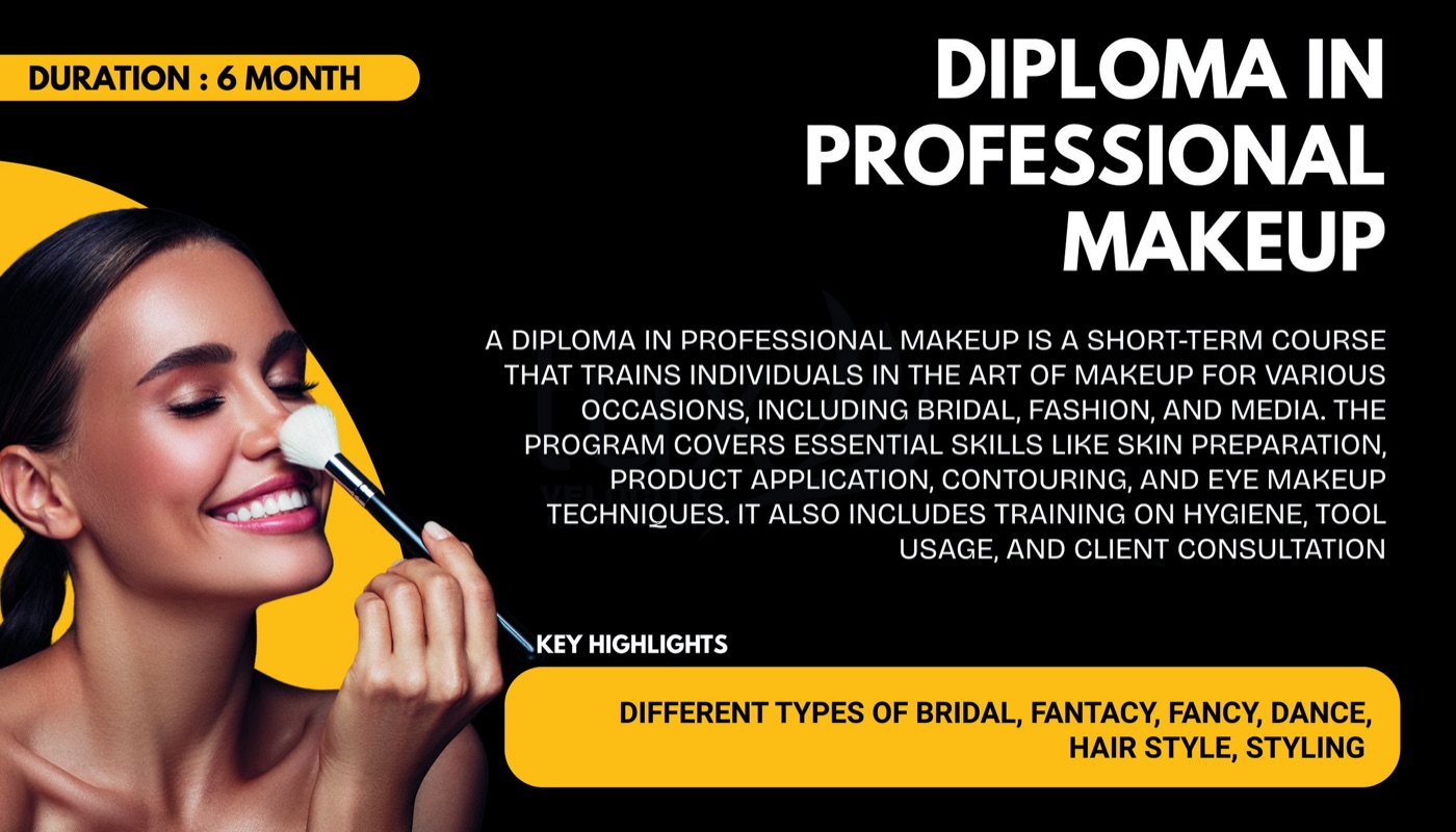 Diploma in Professional Makeup — course details